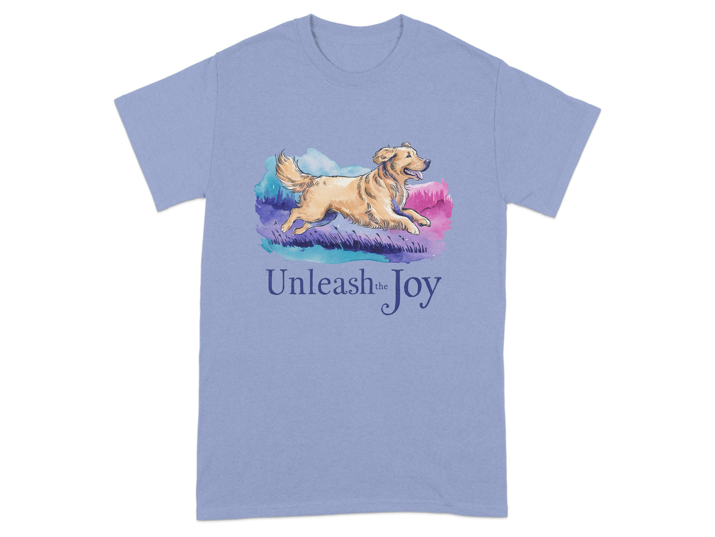 Unleash the Joy Golden Retriever Graphic T-Shirt product type