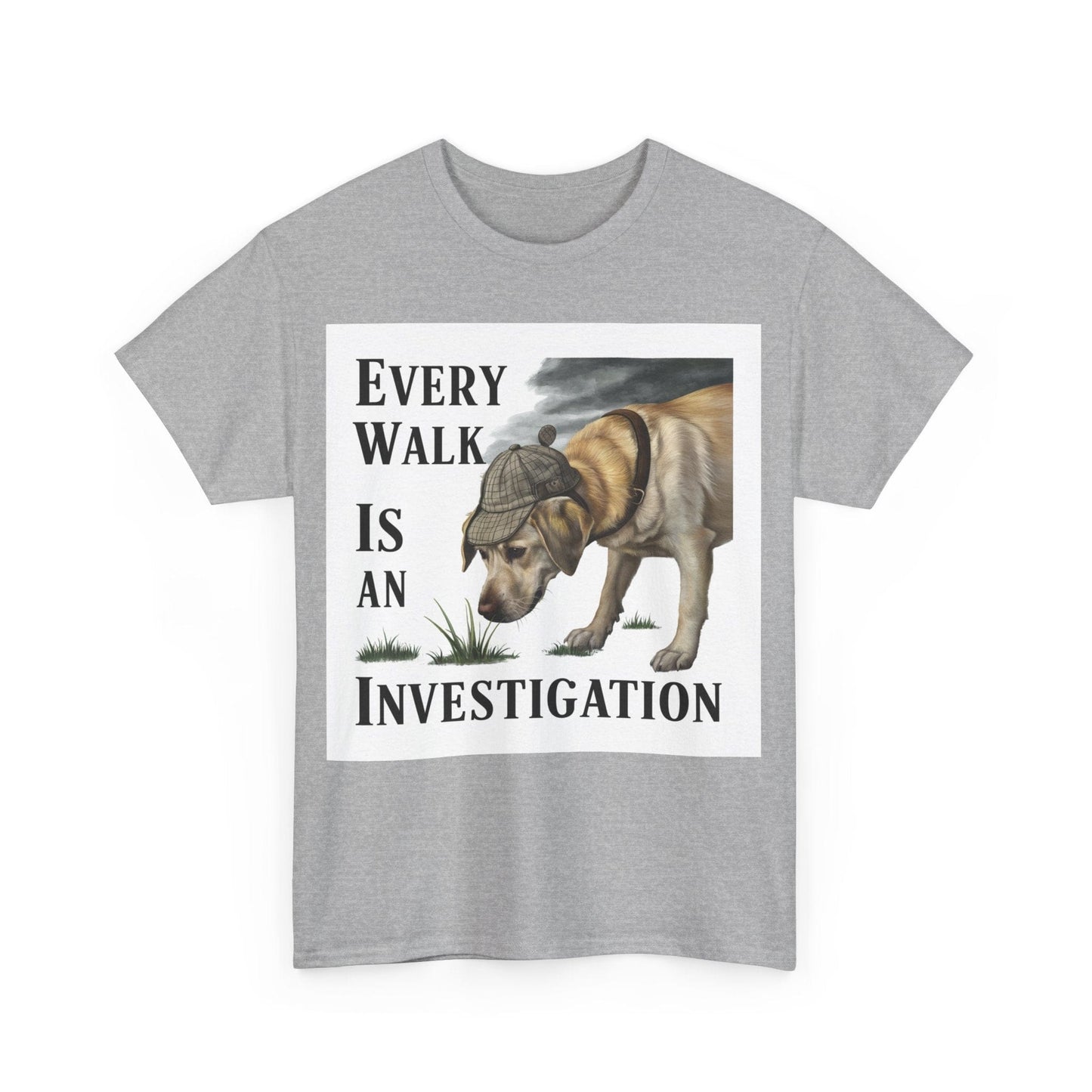 Every Walk is an Investigation Yellow Lab T-Shirt T-Shirt