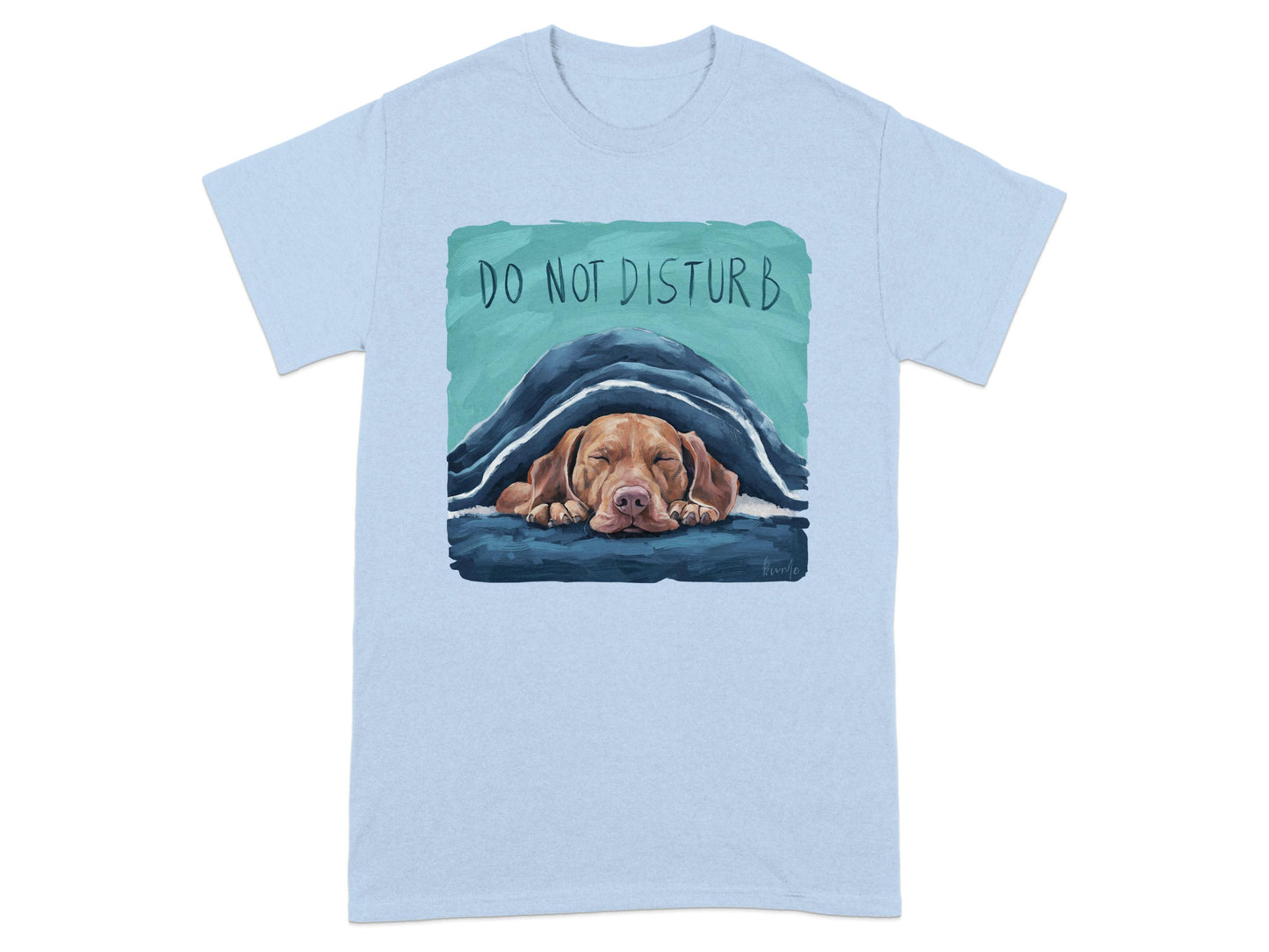 Do Not Disturb Sleeping Dog Design T-Shirt product