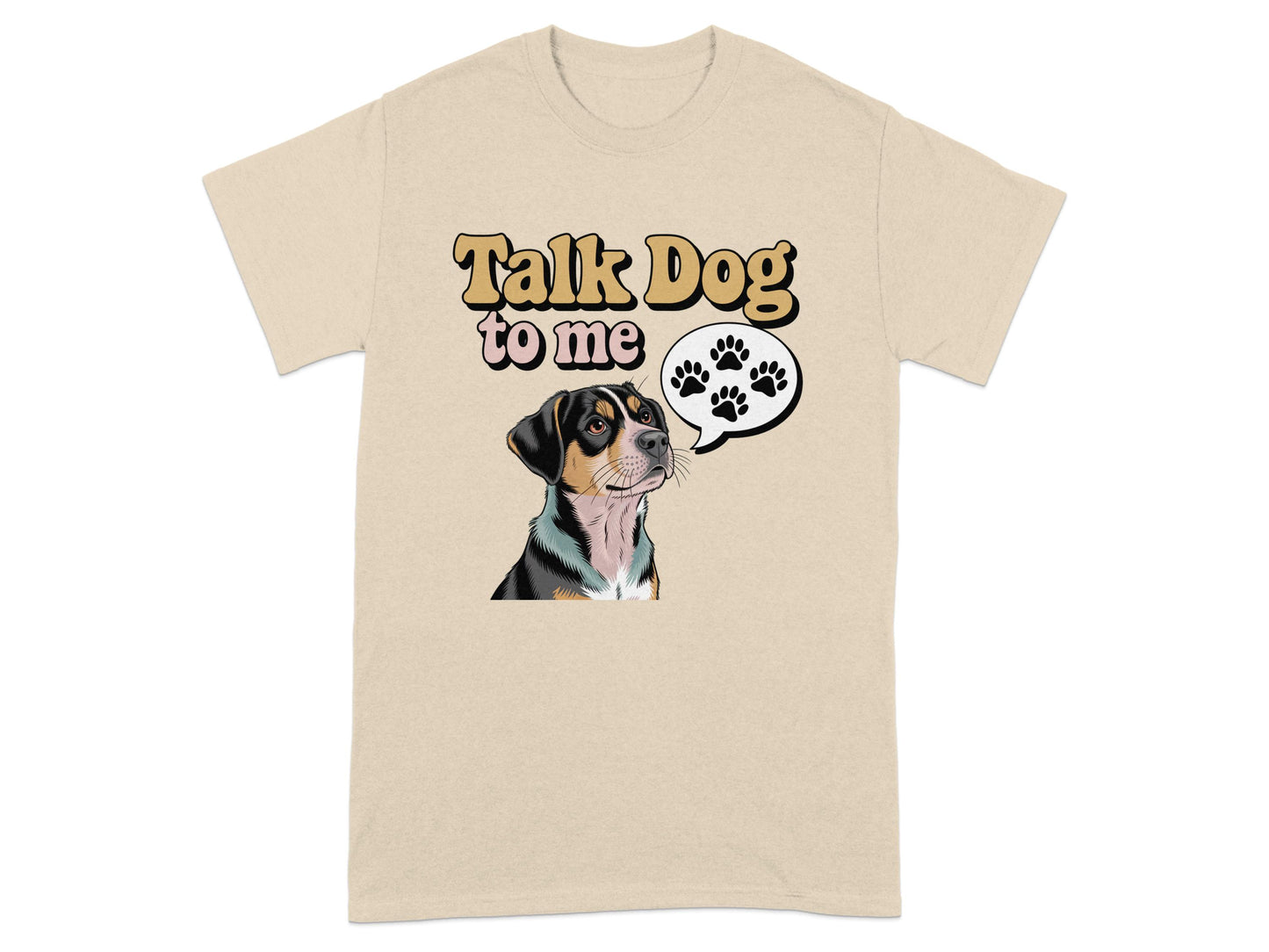 Talk Dog to me Graphic Tee Shirt product type
