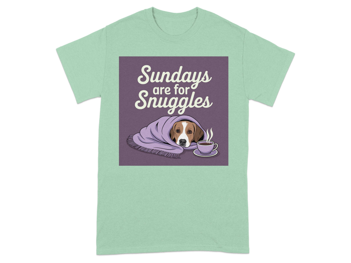 Sundays Are For Snuggles Cute Cozy Shirt product type