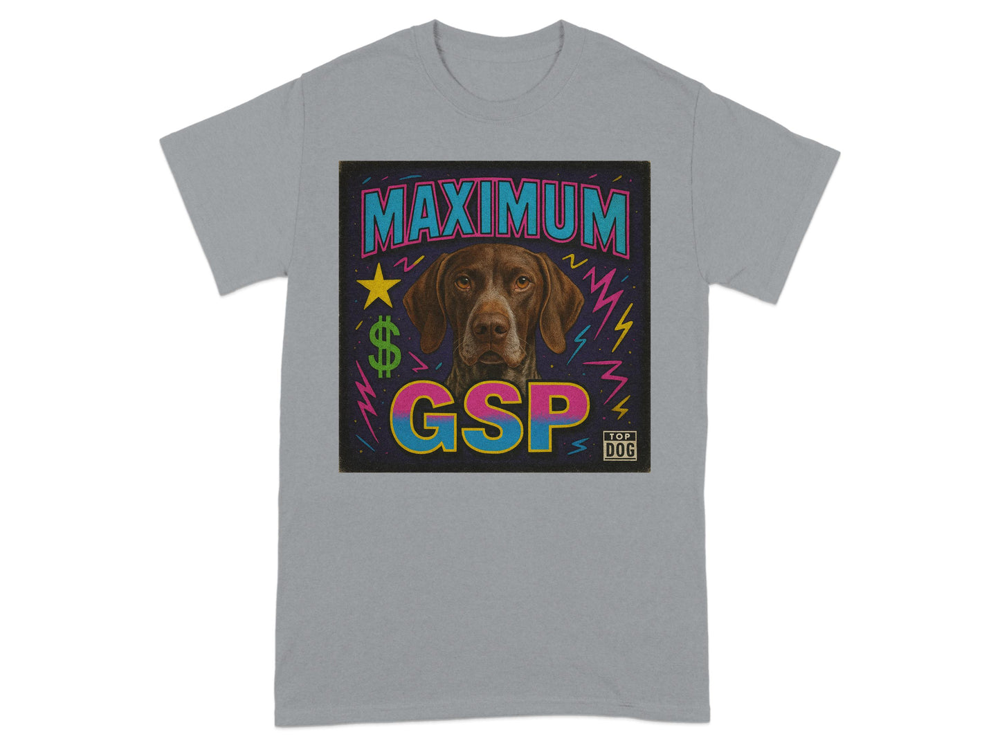 Maximum GSP Colorful Graphic Dog Print Shirt product
