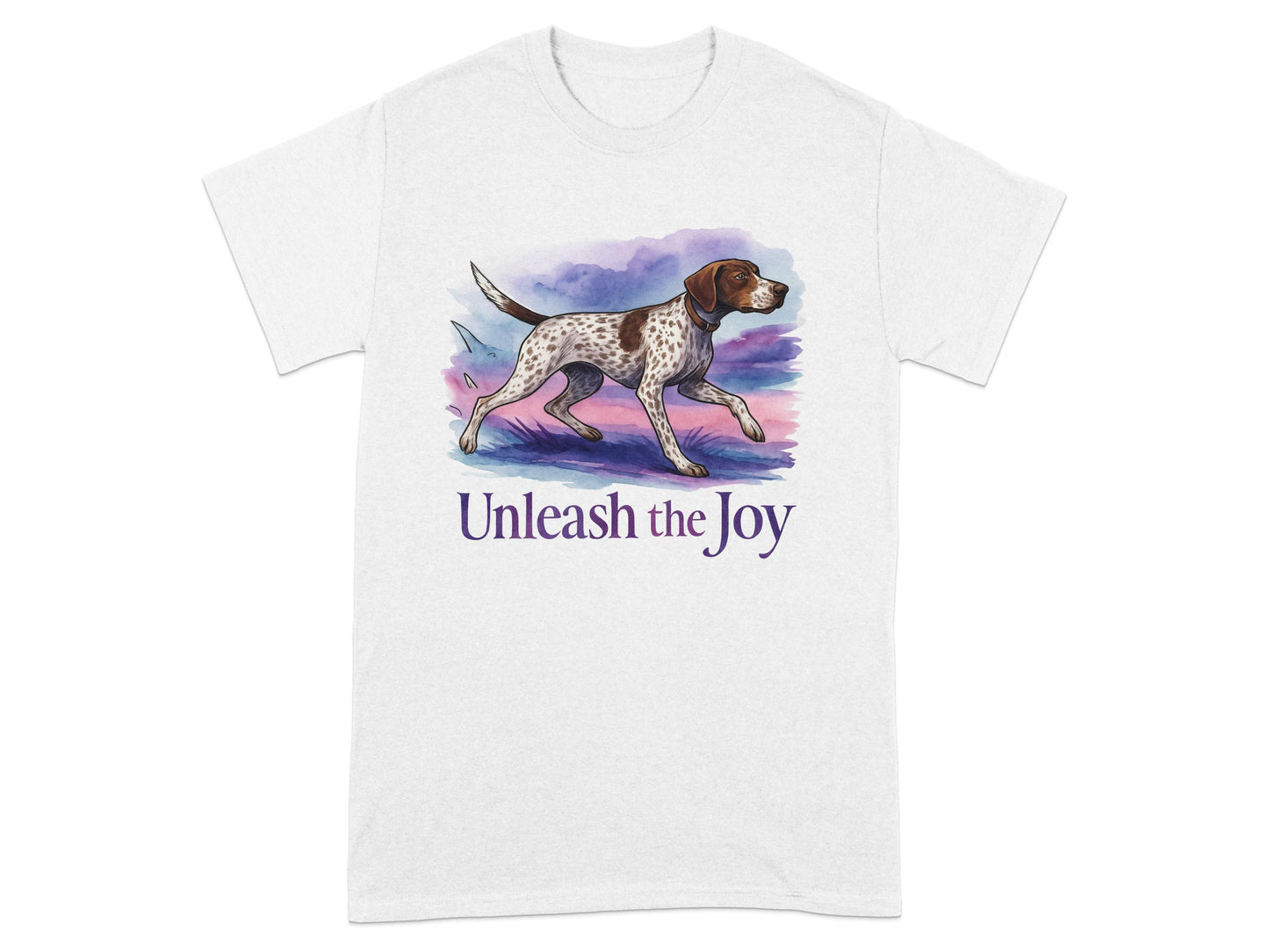 Unleash The Joy Dog Graphic Casual Wear T-Shirt product type