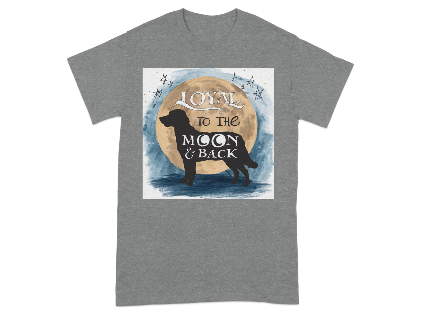 Loyal To The Moon and Back Graphic Tee product