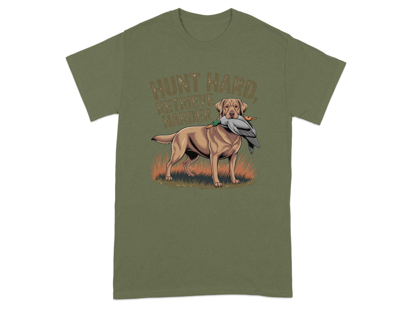 Hunt Hard Retrieve Harder Graphic T-shirt product type