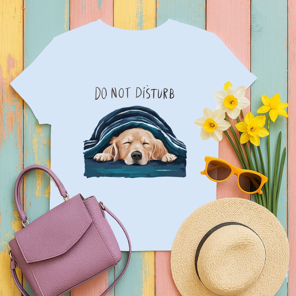 Do Not Disturb Sleeping Dog Graphic T-Shirt product type