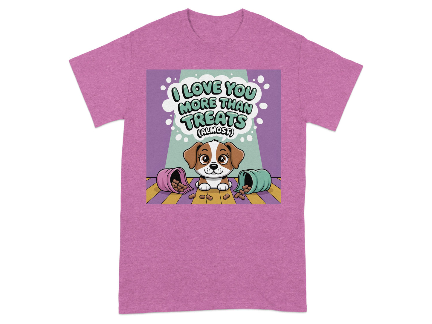I Love You More Than Treats Adorable Dog product type