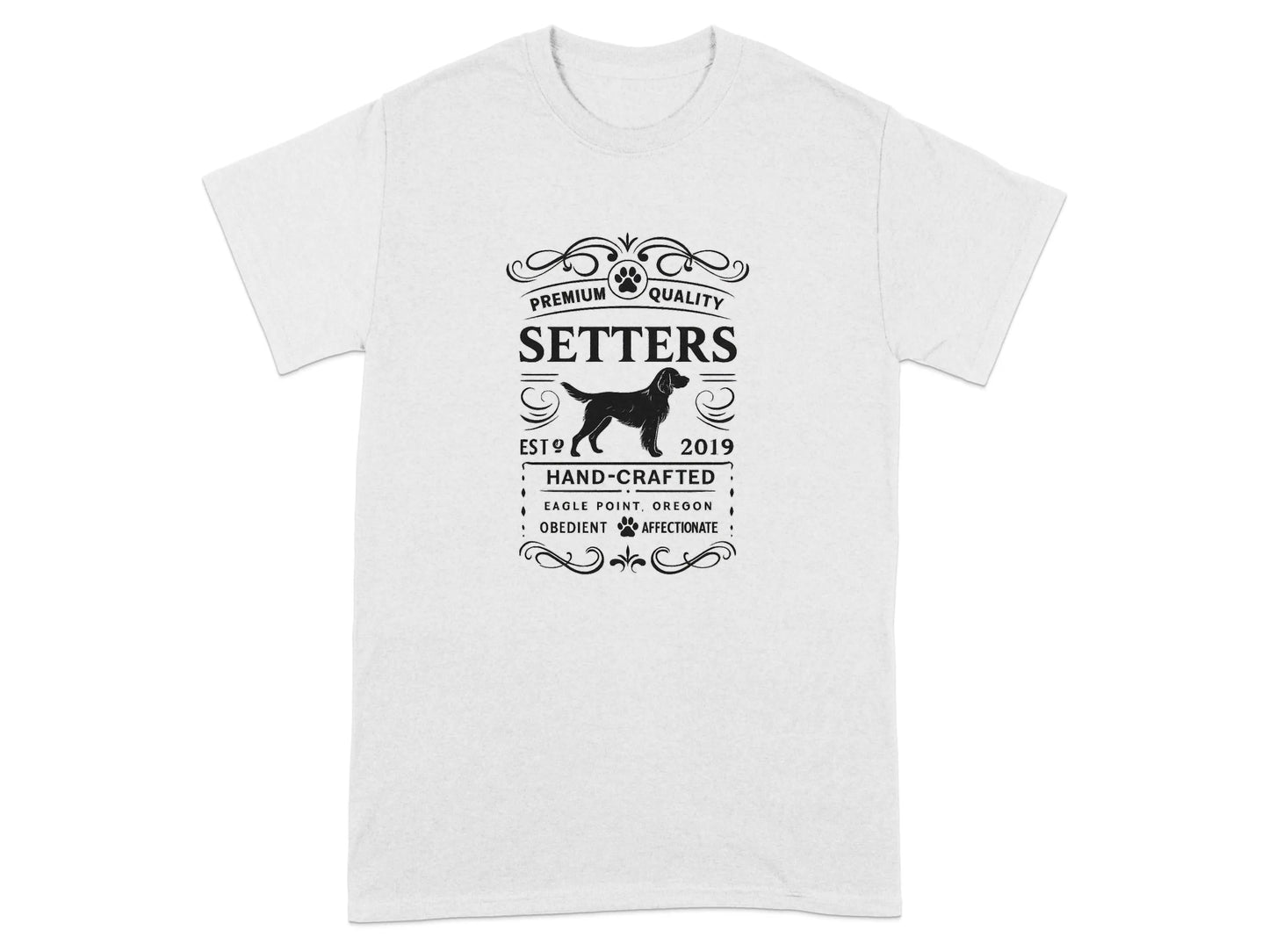 Premium Quality Setters Hand-Crafted T-Shirt Ash Physical Item