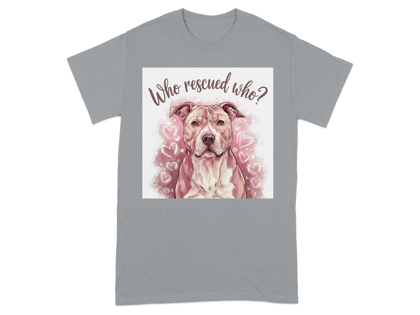 Who Rescued Who Design Graphic T-Shirt product type