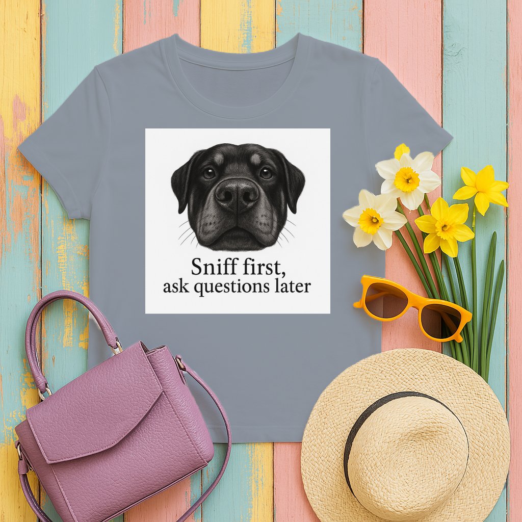 Sniff First Ask Questions Later Graphic Tee product type