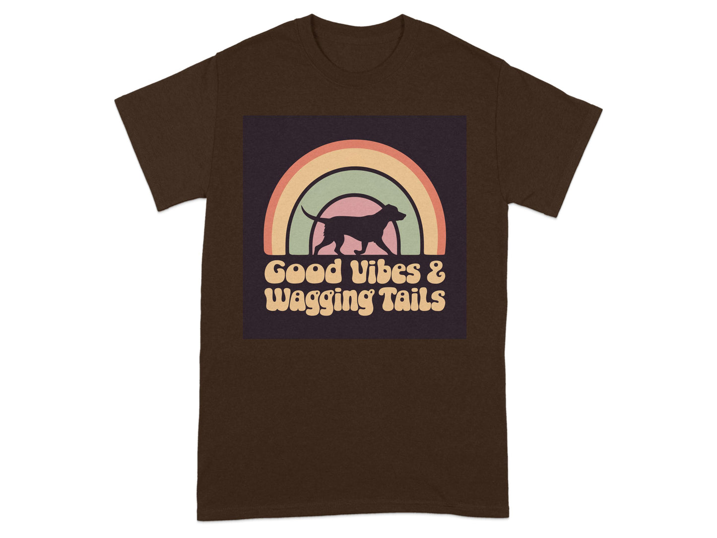 Good Vibes & Wagging Tails Graphic T-Shirt product type