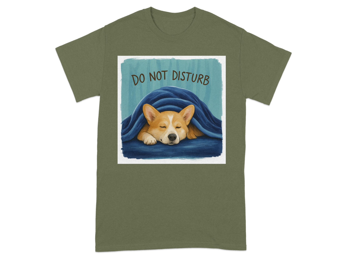 Do Not Disturb Corgi Sleeping Graphic T-shirt product