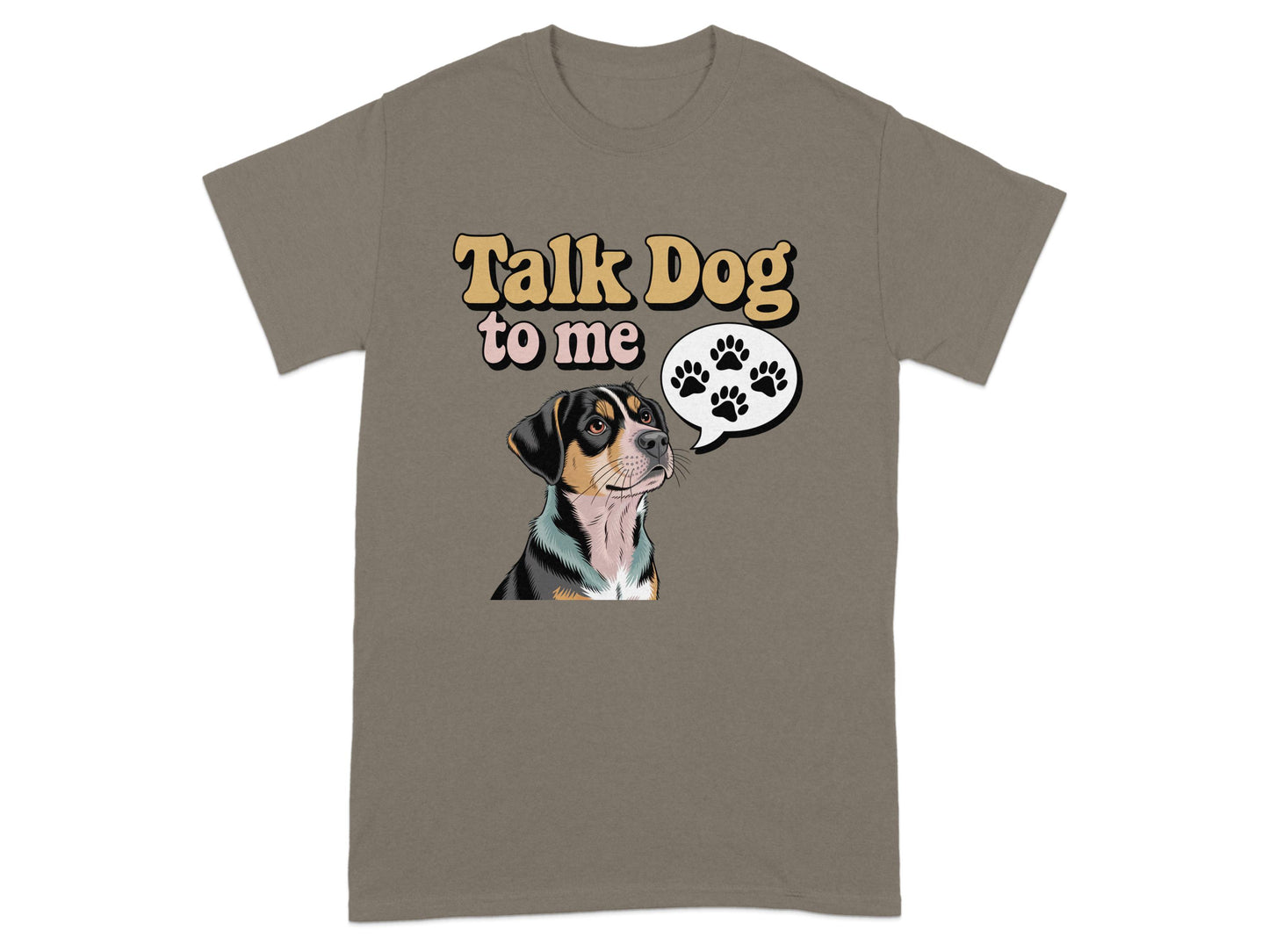 Talk Dog to Me Graphic Print T-shirt product