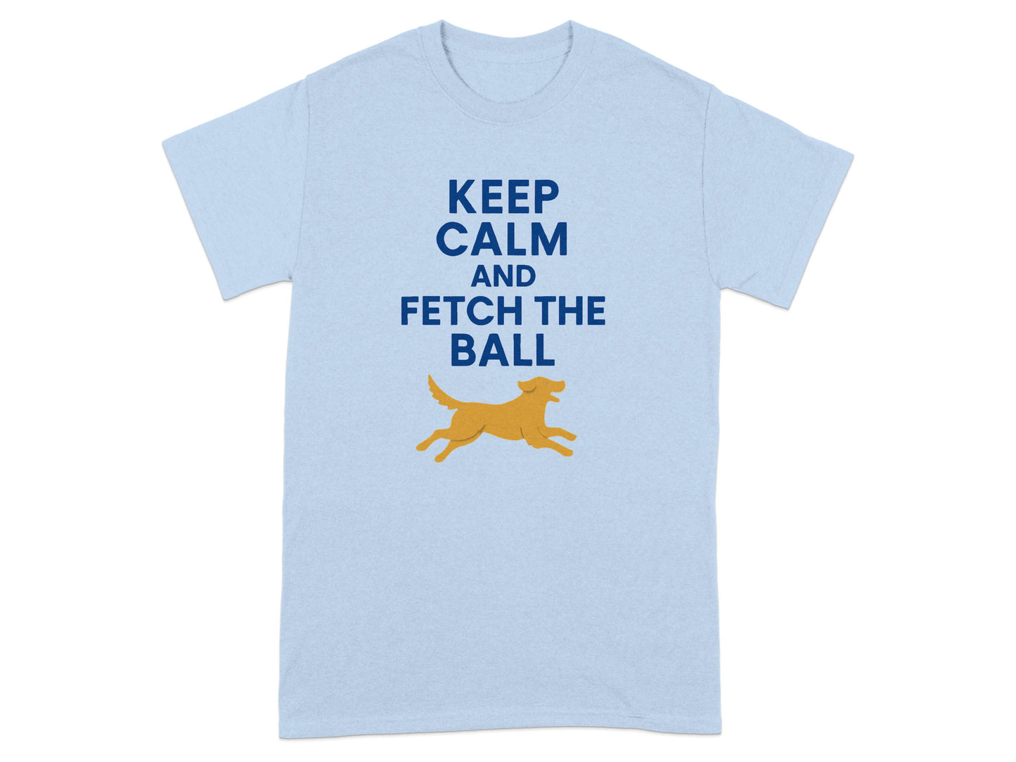 Keep Calm and Fetch The Ball Graphic Tee product type