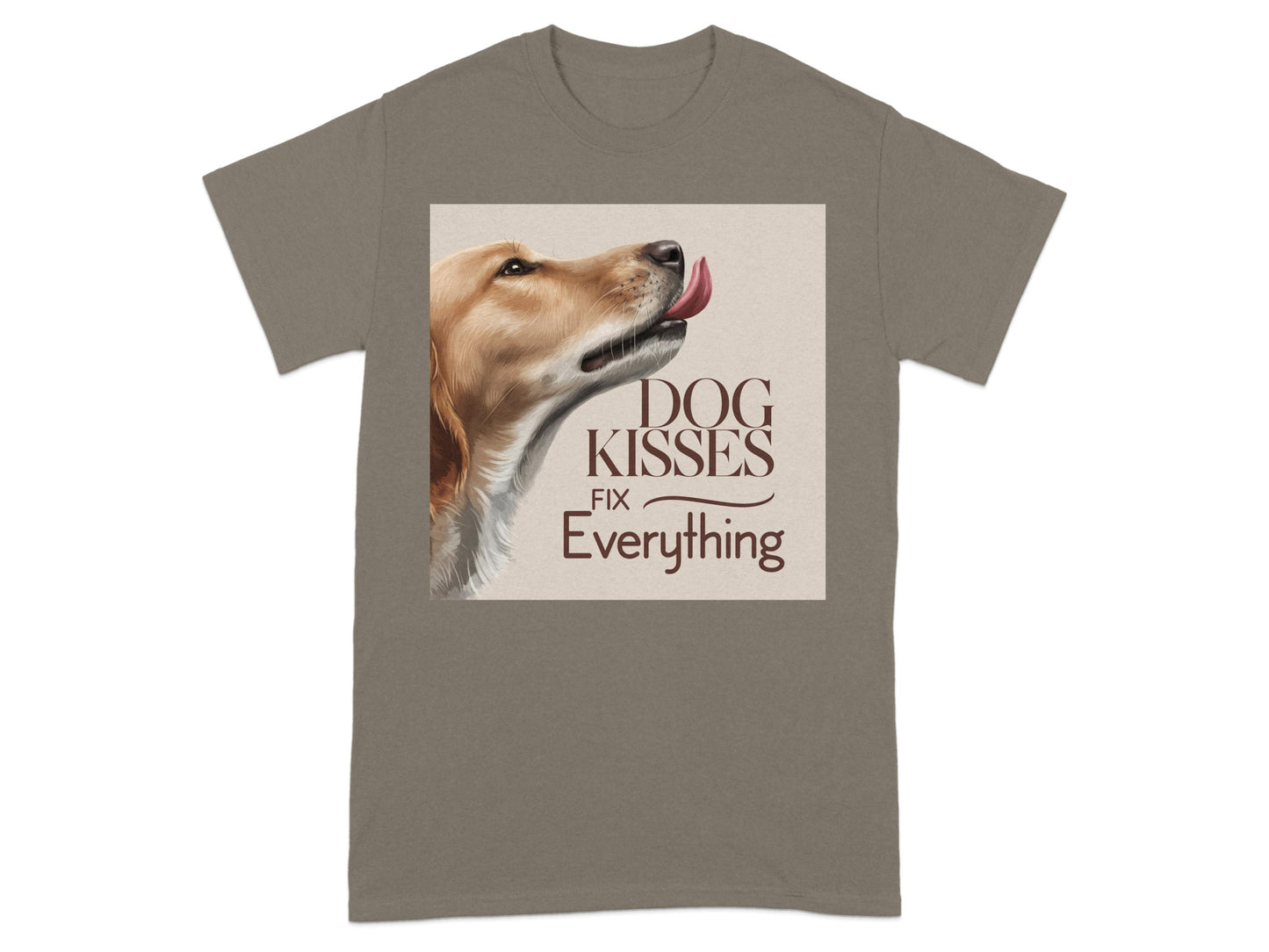 Dog Kisses Fix Everything Graphic T-Shirt product
