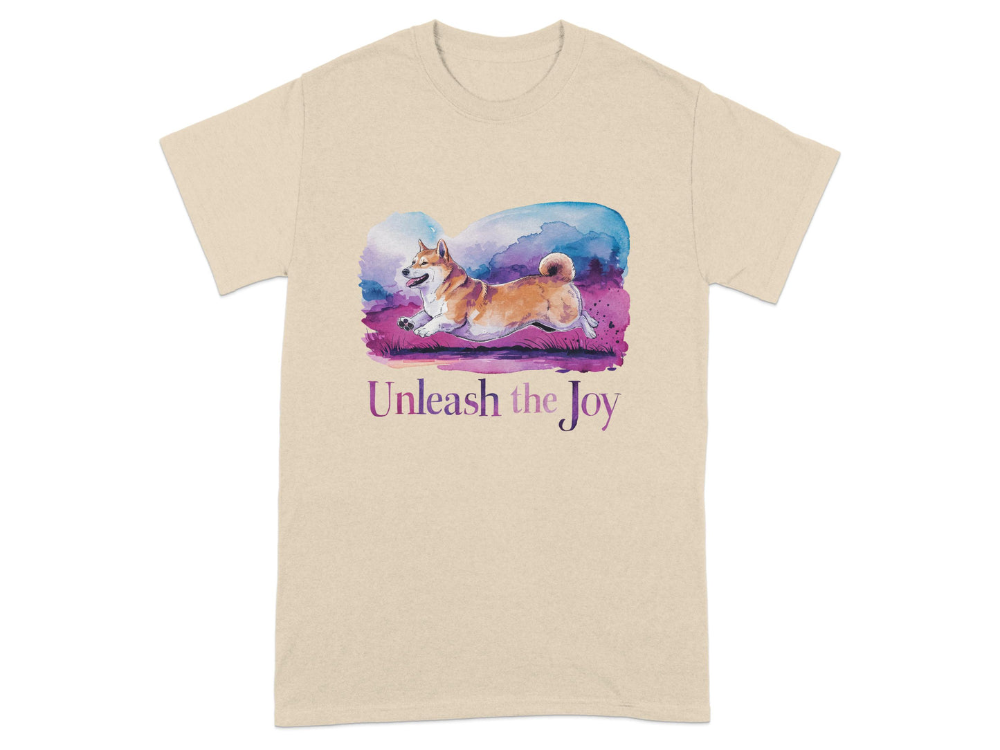Unleash the Joy Dog Design T-shirt product type
