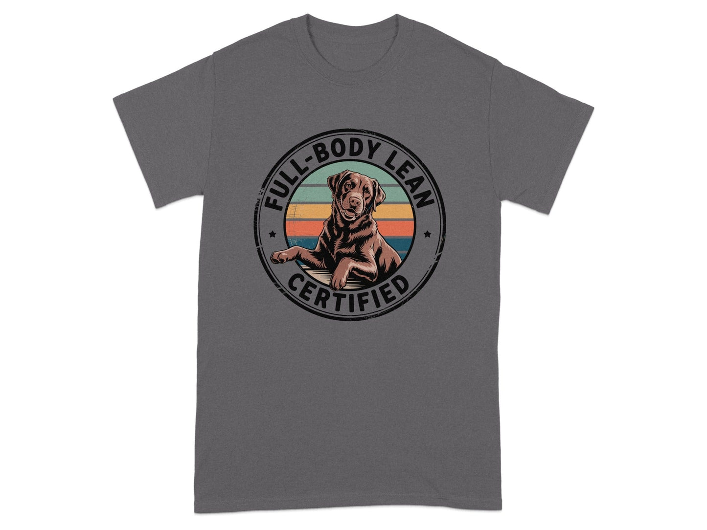 Full-Body Lean Certified Dog Graphic T-Shirt product type