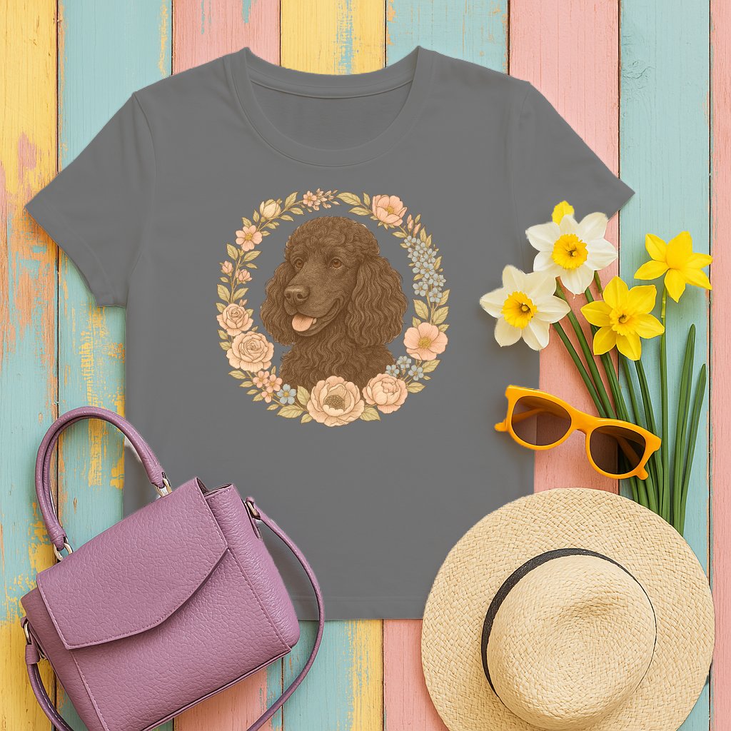 Floral Spring Dog Graphic Tee Shirt product type