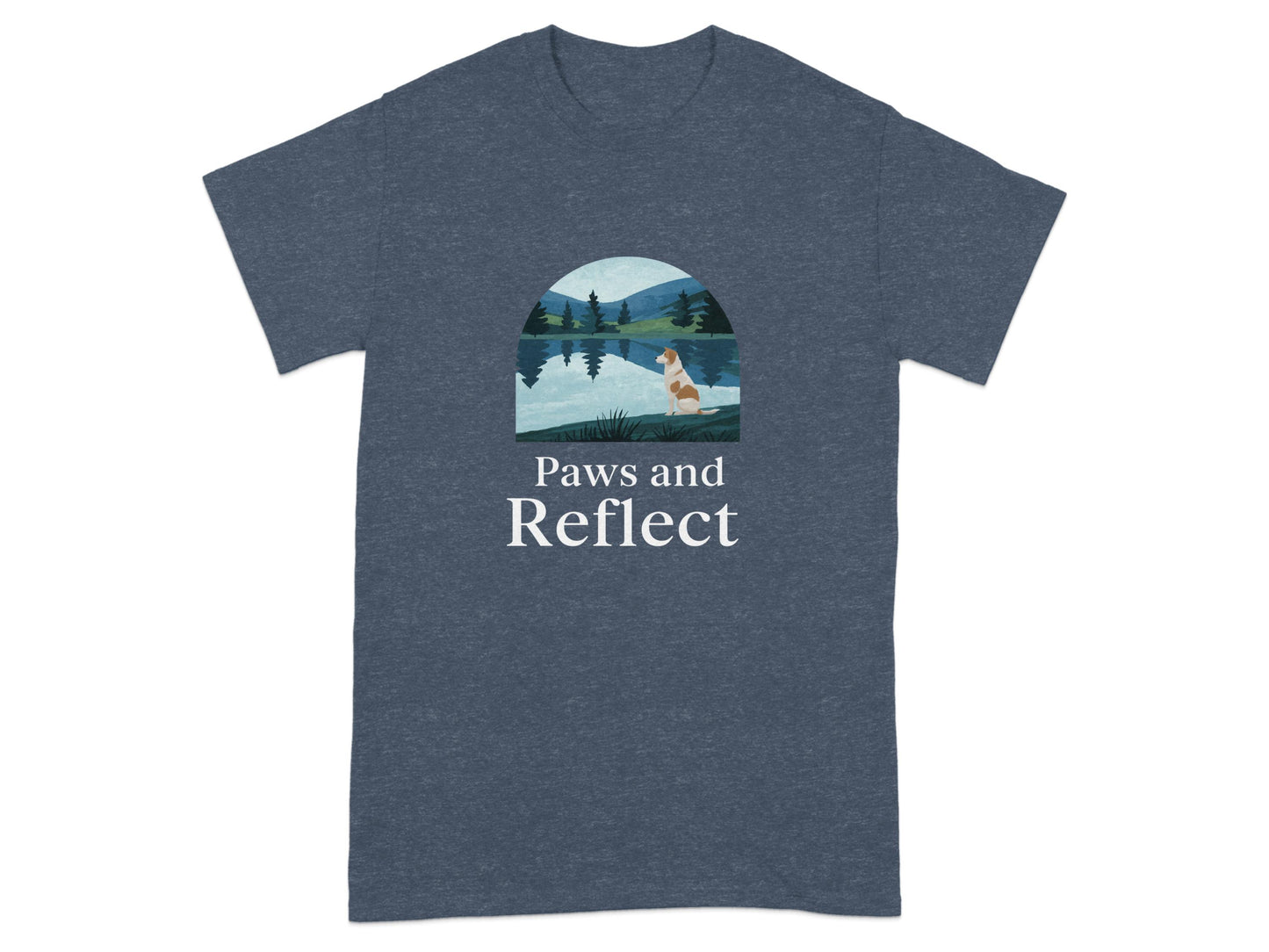 Paws and Reflect Scenic Dog Print T-Shirt product
