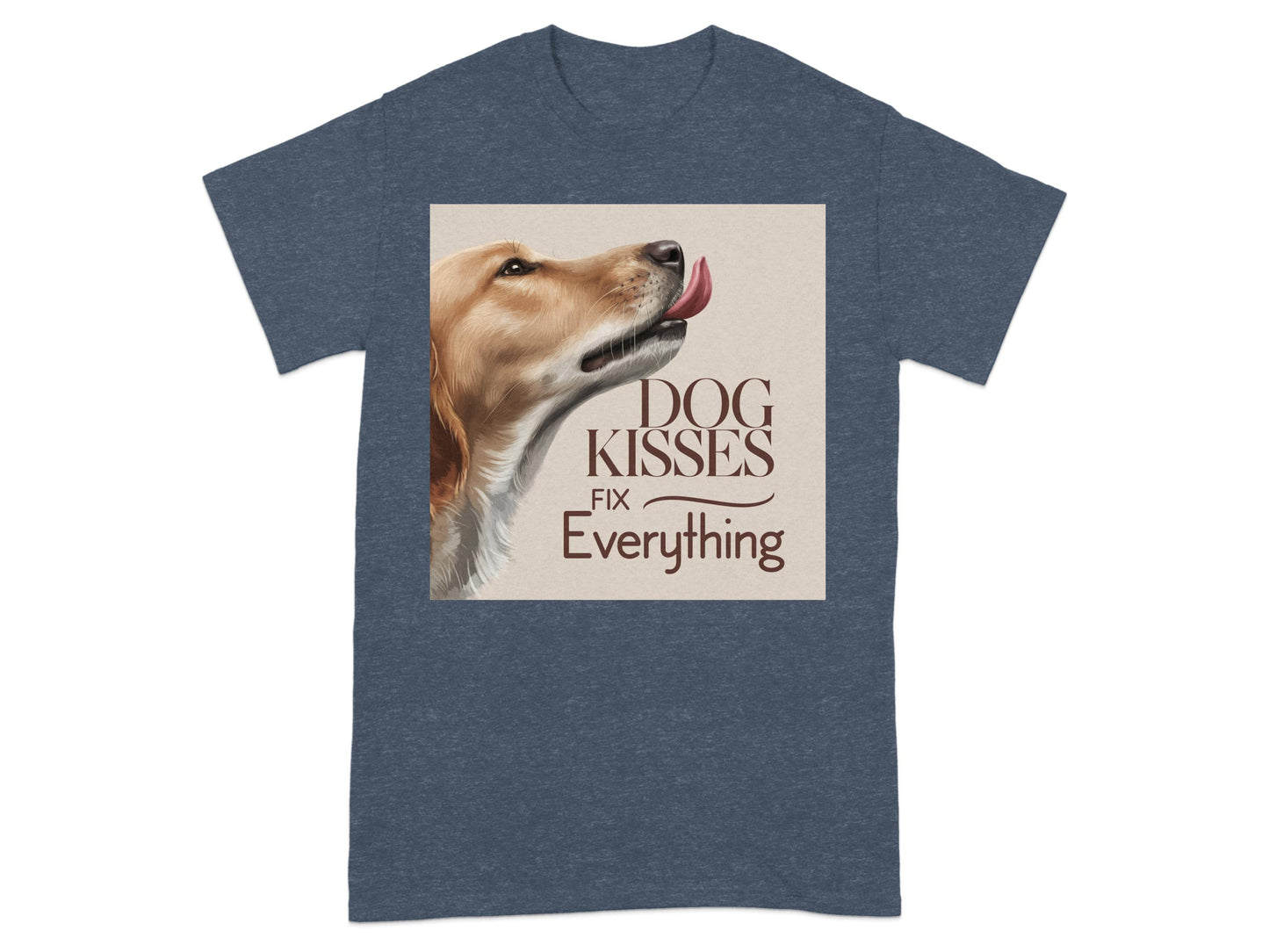 Dog Kisses Fix Everything Graphic T-Shirt product type
