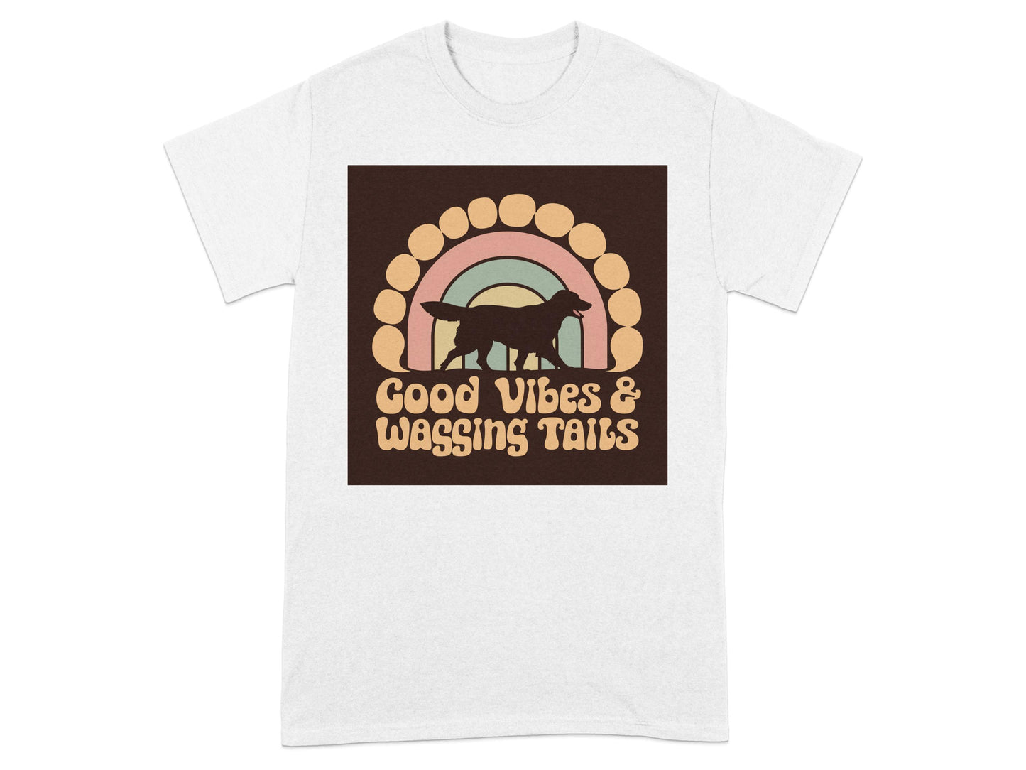 Good Vibes & Wagging Tails Graphic T-Shirt product type