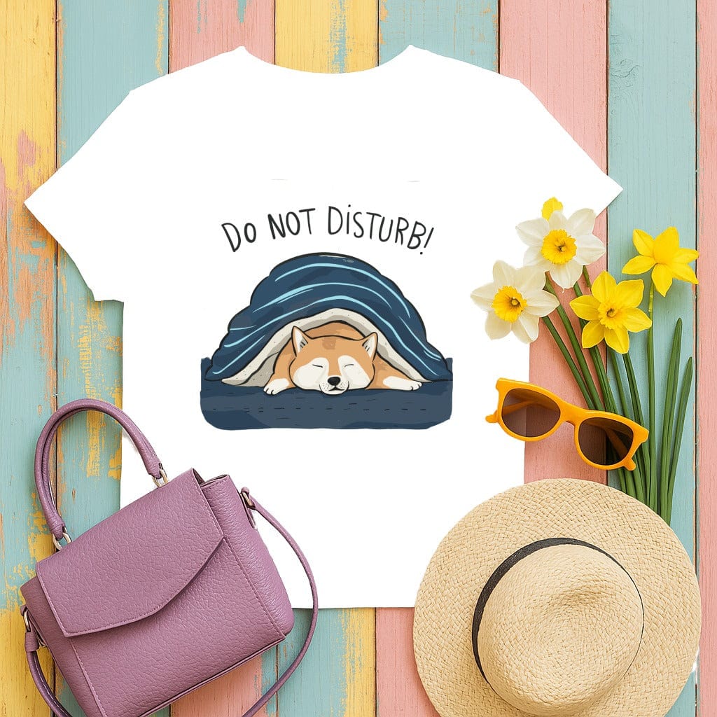 Do Not Disturb Sleeping Dog Graphic Tee product