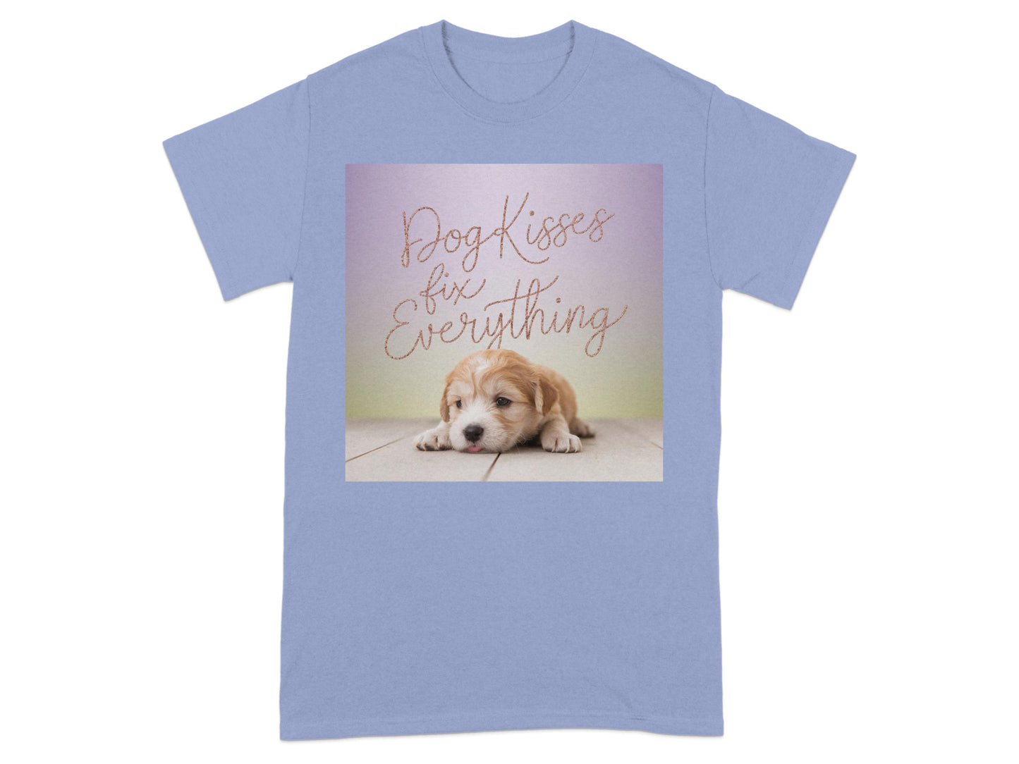 Dog Kisses Fix Everything Cute Puppy T-shirt product
