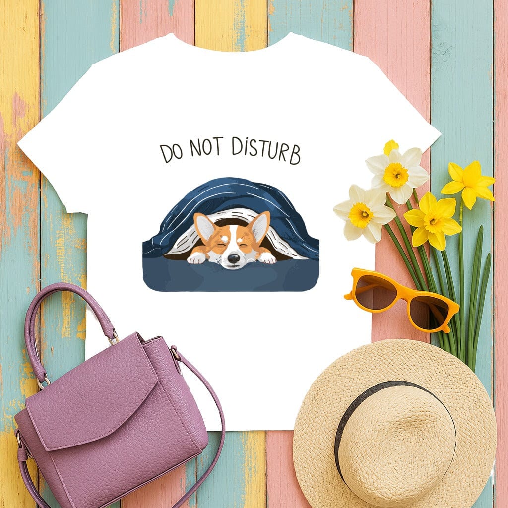 Do Not Disturb Corgi Illustration Shirt product type