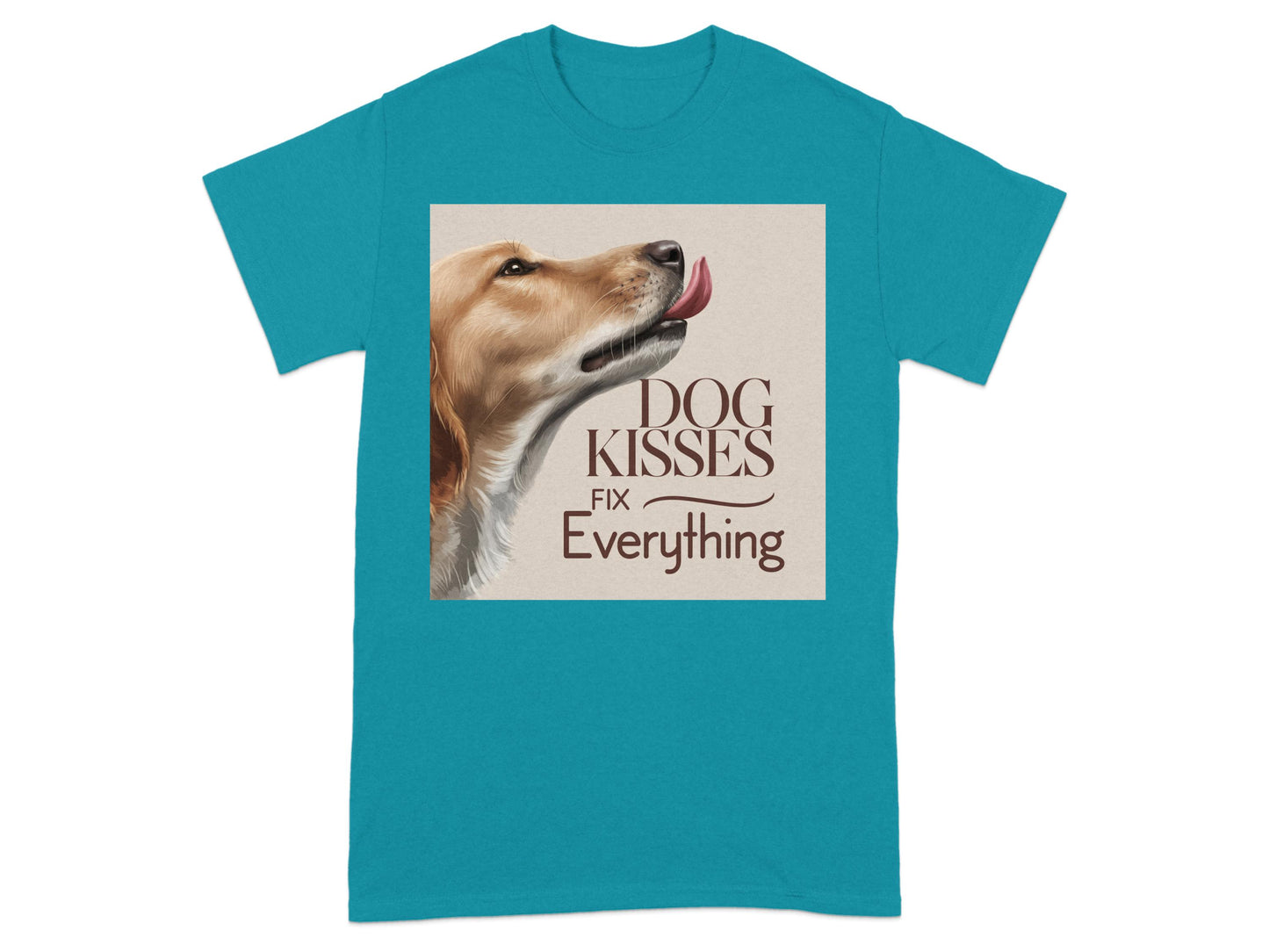 Dog Kisses Fix Everything Graphic T-Shirt product