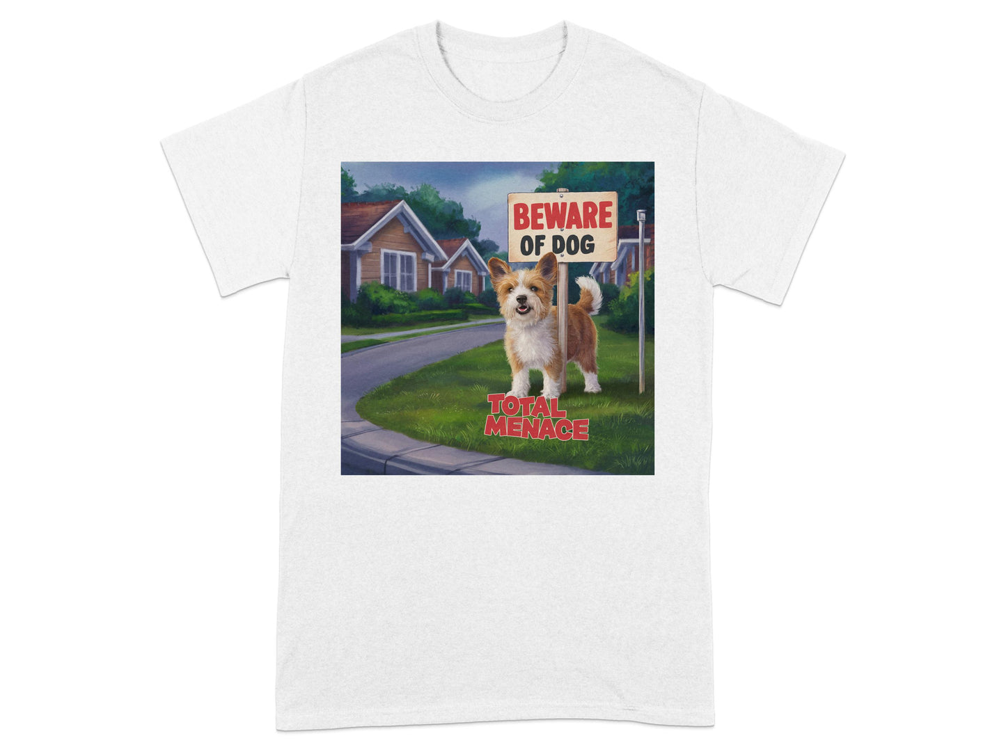 Beware of Dog Funny Total Menace T-Shirt product type