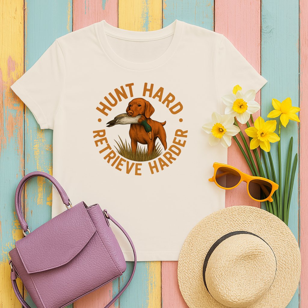 Hunt Hard Retrieve Harder Graphic Tee product