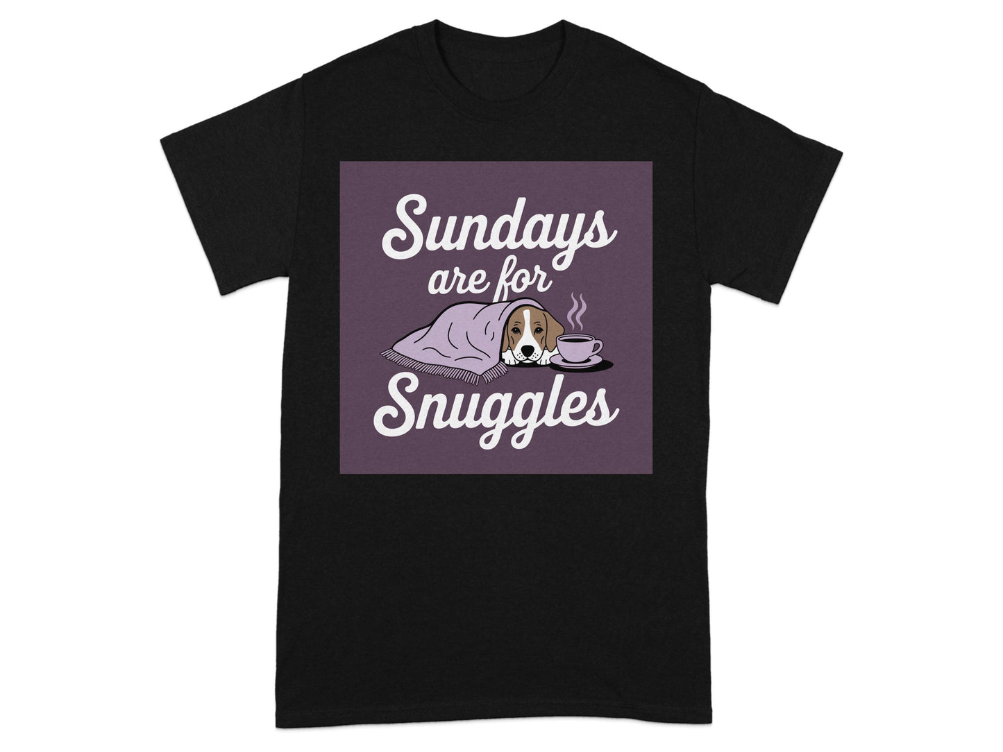 Sundays Are For Snuggles Graphic T Shirt product