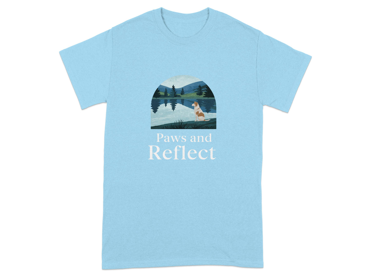 Paws and Reflect Nature Scene Graphic T-Shirt product type