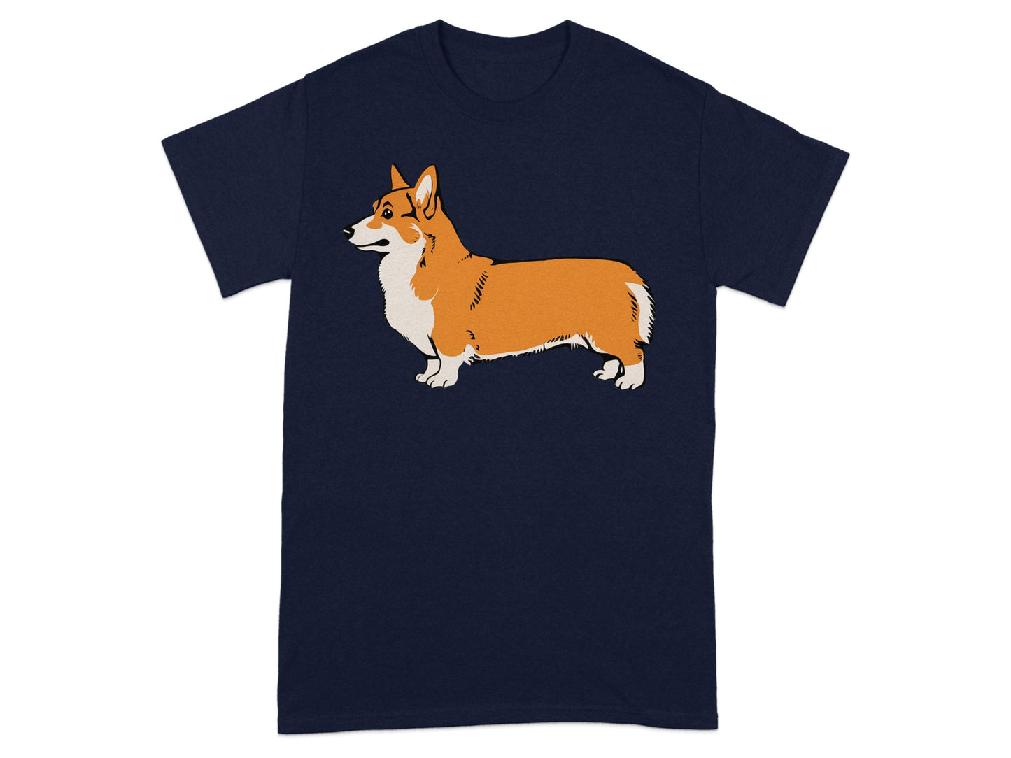 Corgi Graphic Print Design Casual Wear T-Shirt product