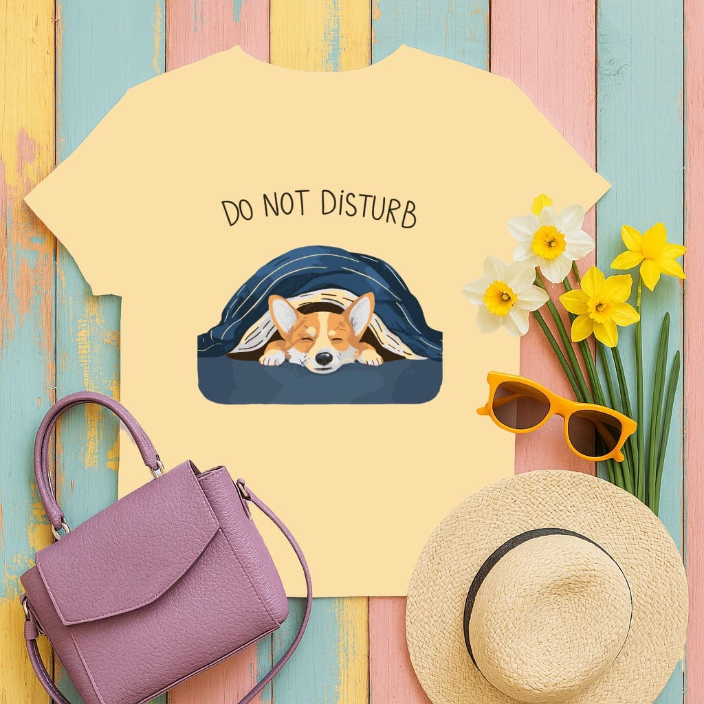 Do Not Disturb Dog Illustration T-Shirt product