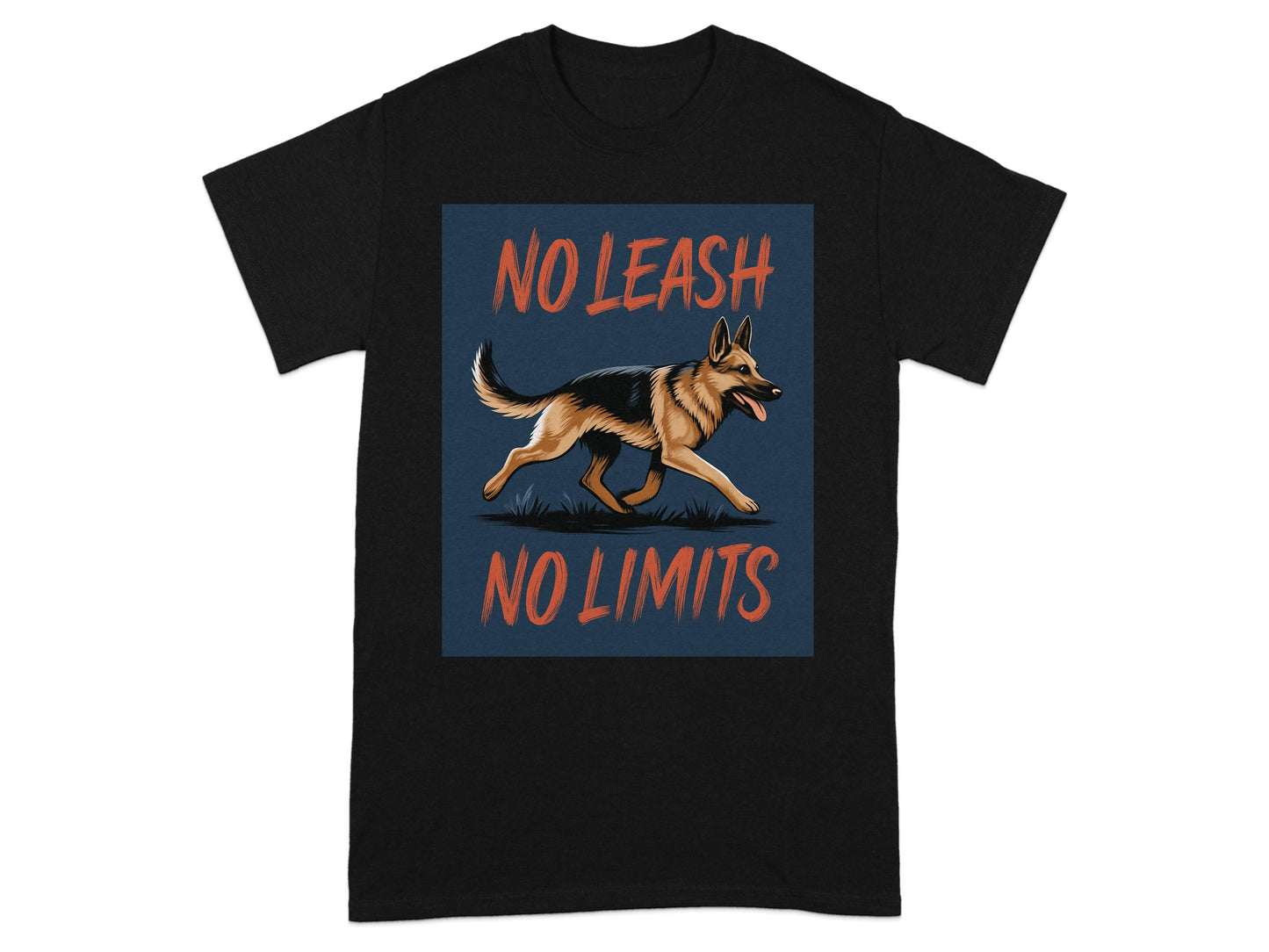 German Shepherd No Leash No Limits T-Shirt product