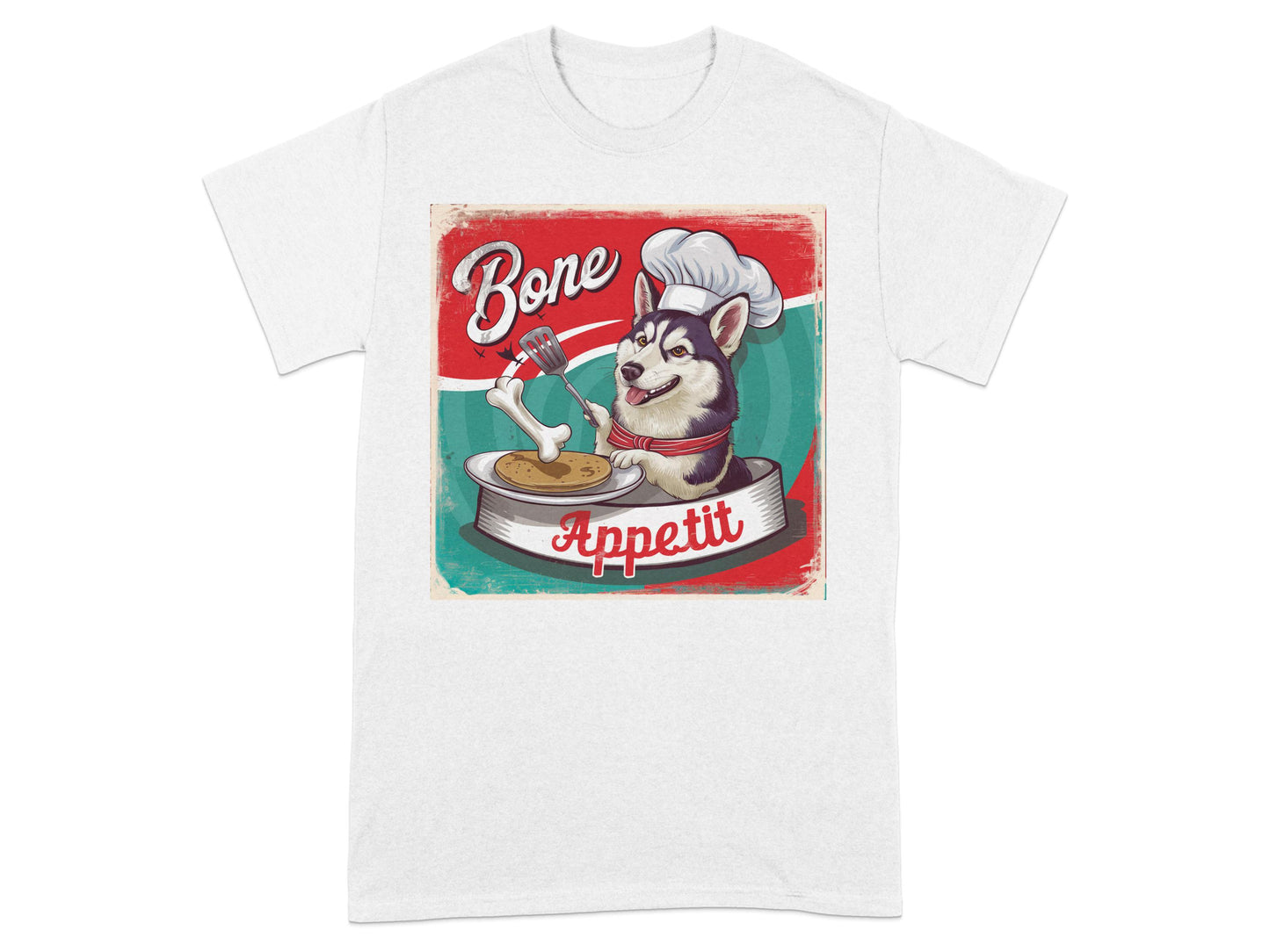 Bone Appetite Graphic Chef Dog T-shirt product type