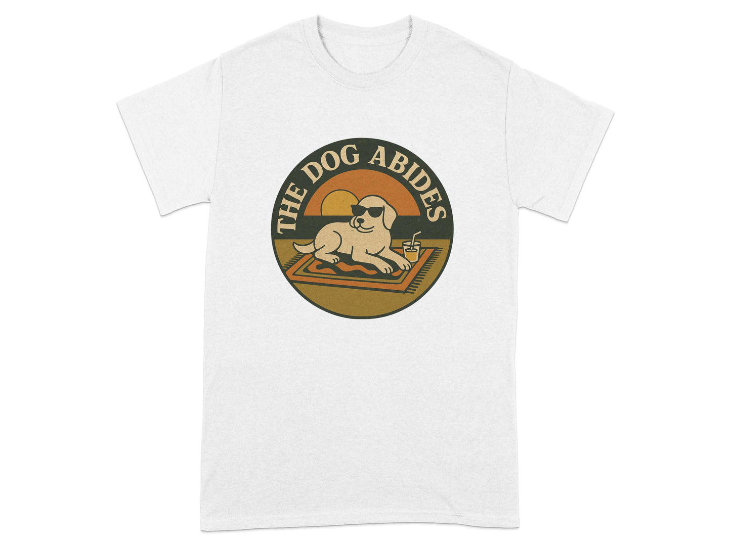 The Dog Abides Graphic Illustrated T-Shirt product