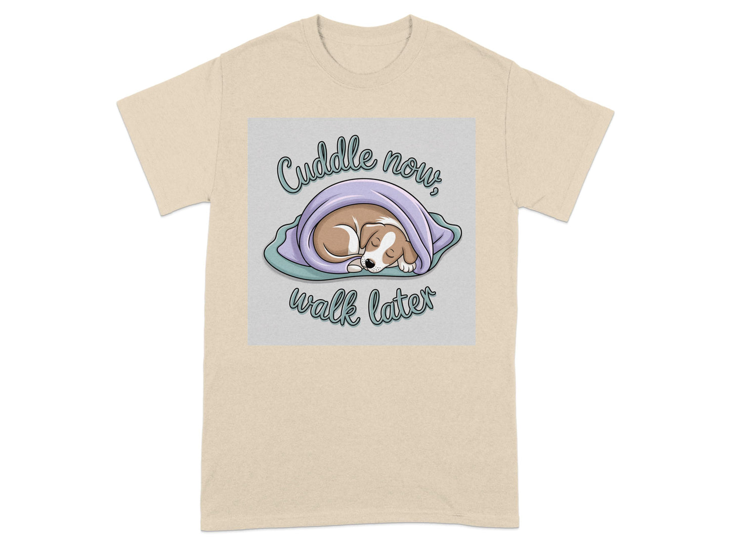 Cuddle now walk later adorable pet lover shirt product