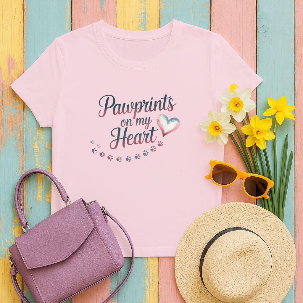 Pawprints on my Heart Graphic Tee product type