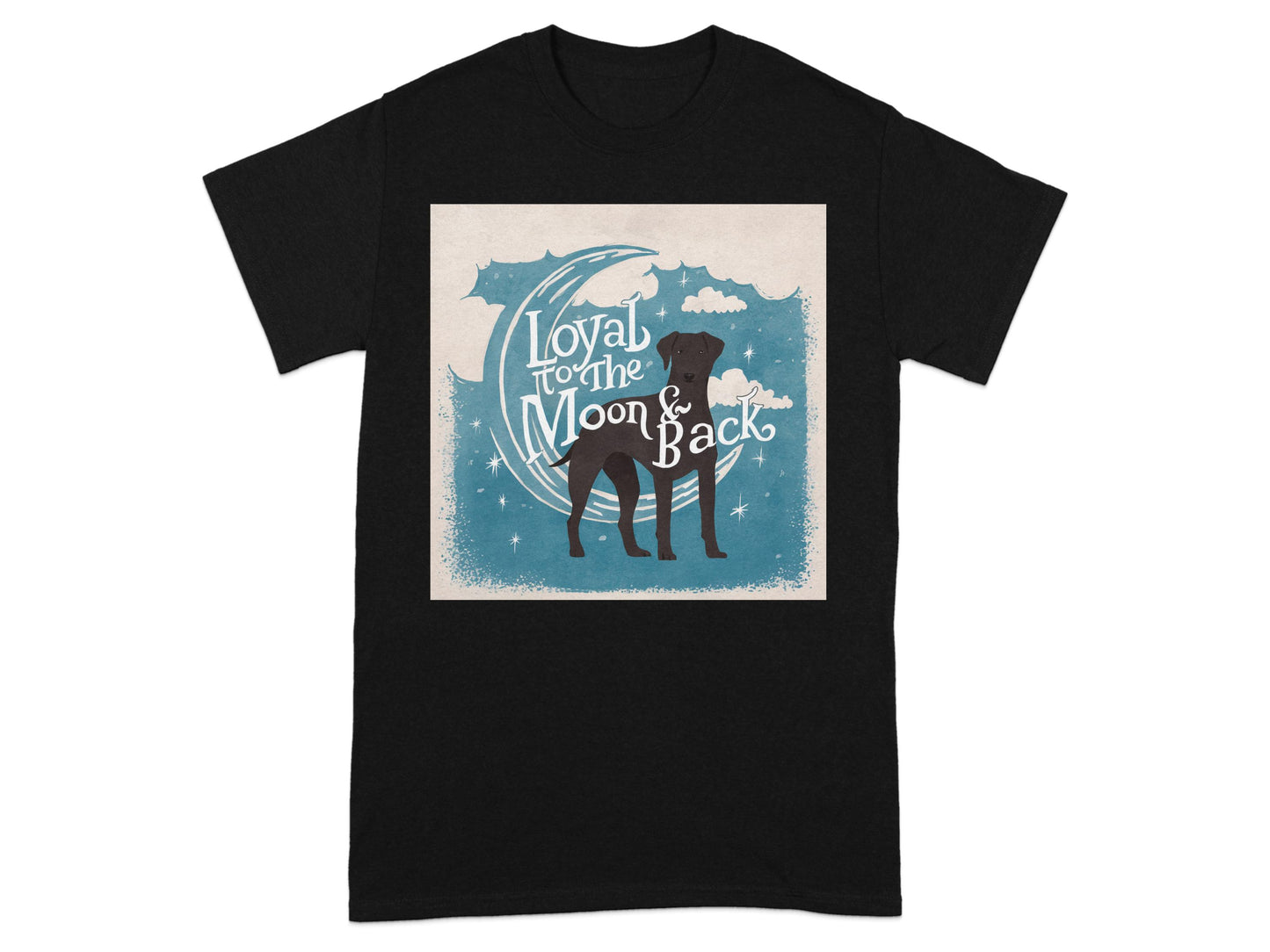 Loyal To The Moon And Back Dog Lover T-Shirt product type