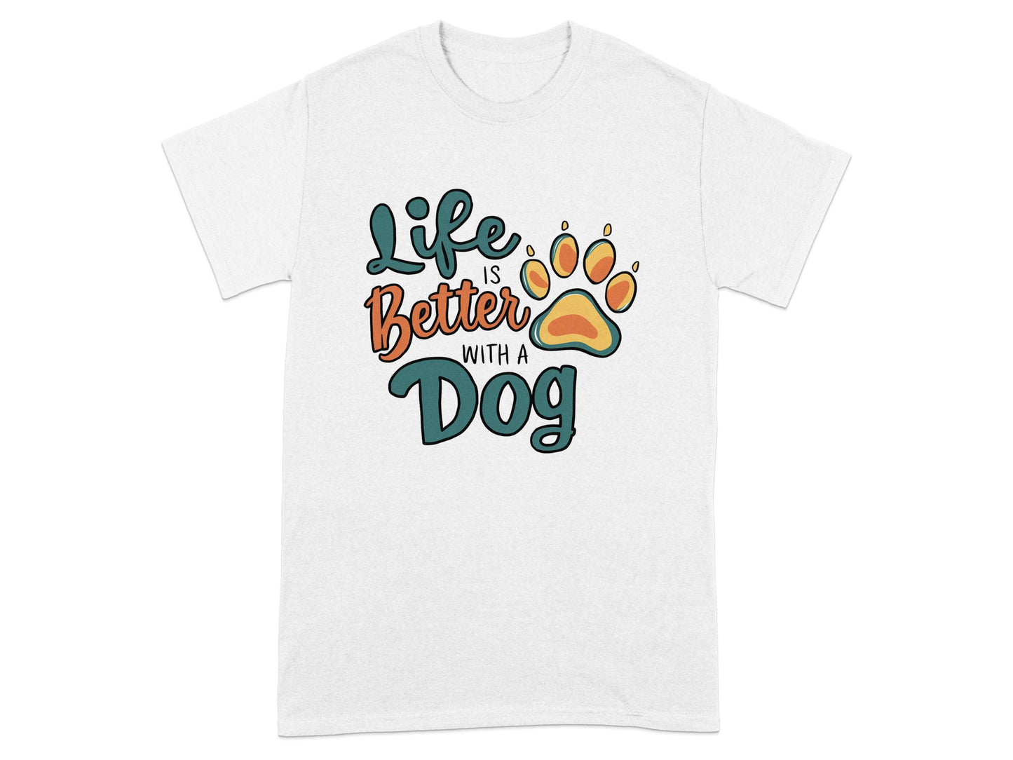 Life is Better With a Dog Graphic Tee product
