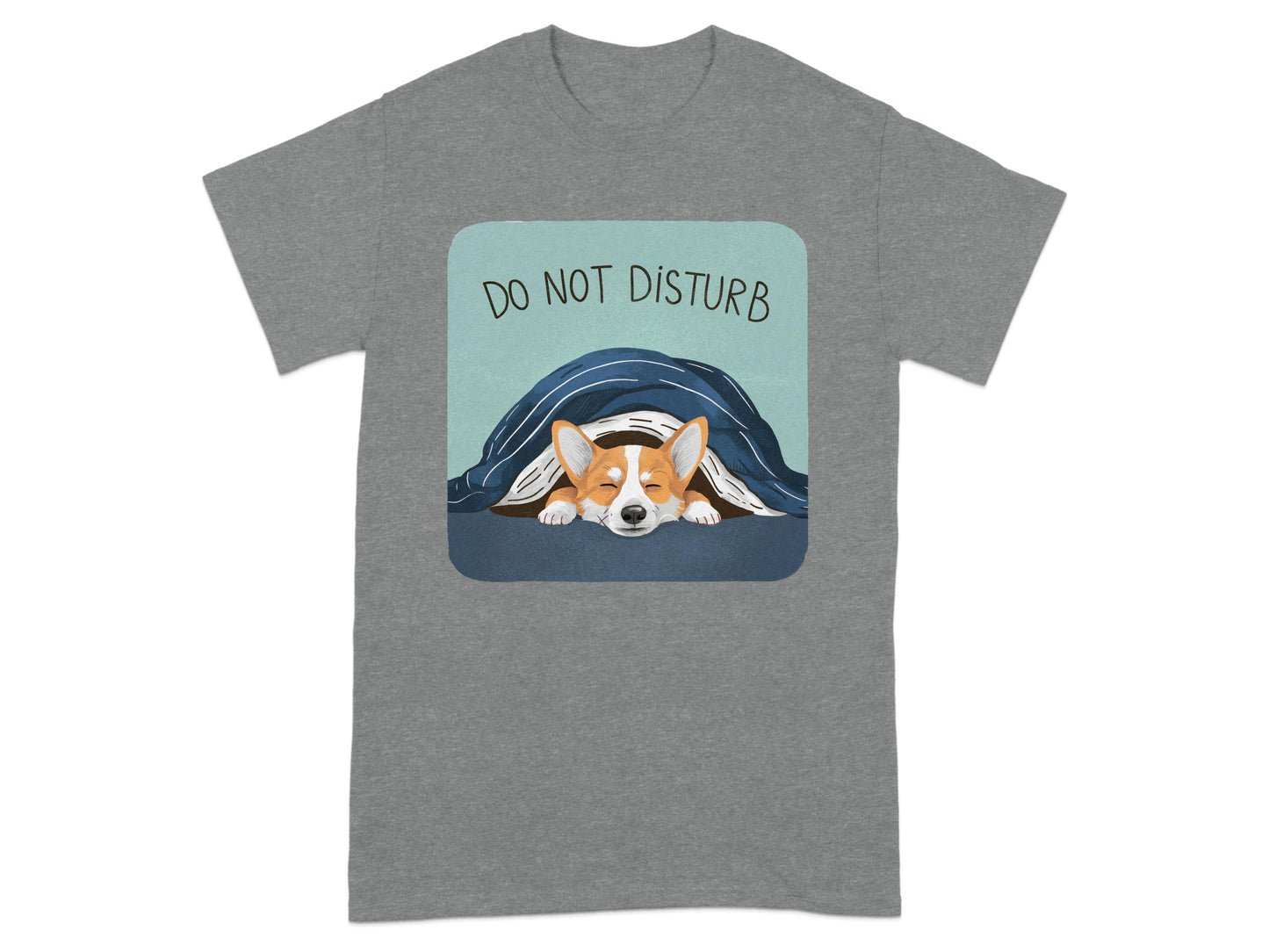 Do Not Disturb Sleeping Dog Graphic Tee Shirt product