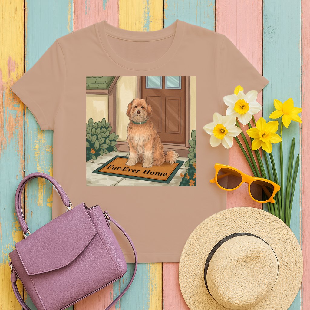 Fur-Ever Home Dog Illustration T-Shirt product