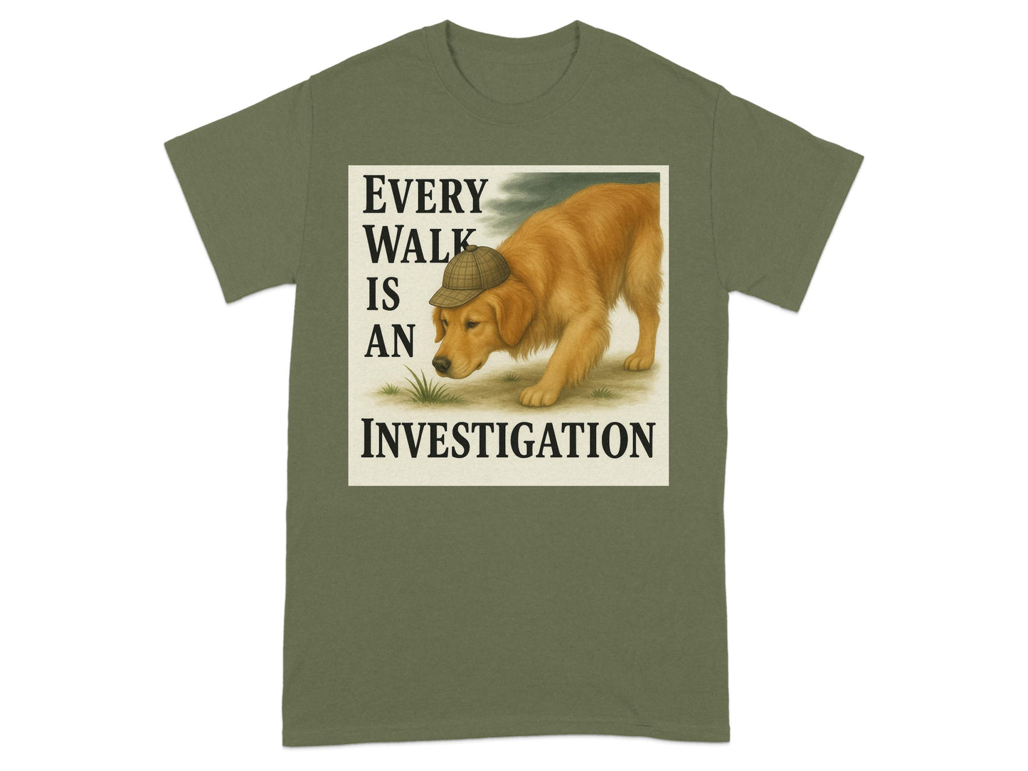 Every Walk Is An Investigation T-shirt product