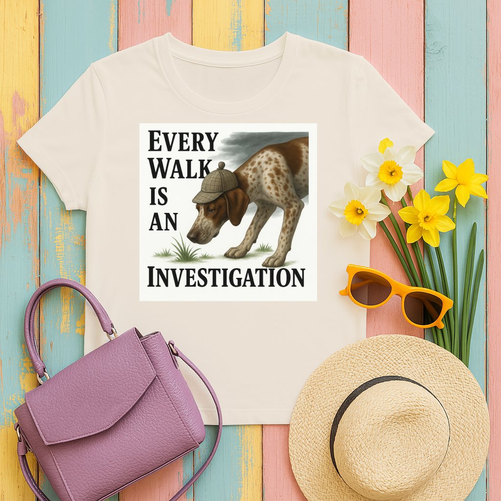 Every Walk Is An Investigation Graphic T-shirt product