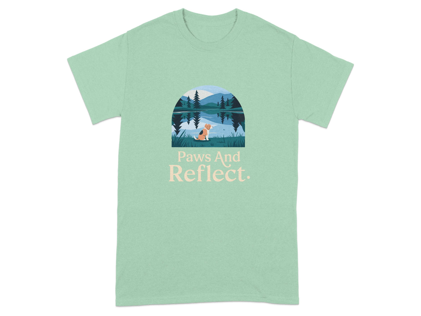 Paws And Reflect Scenic Design Shirt product