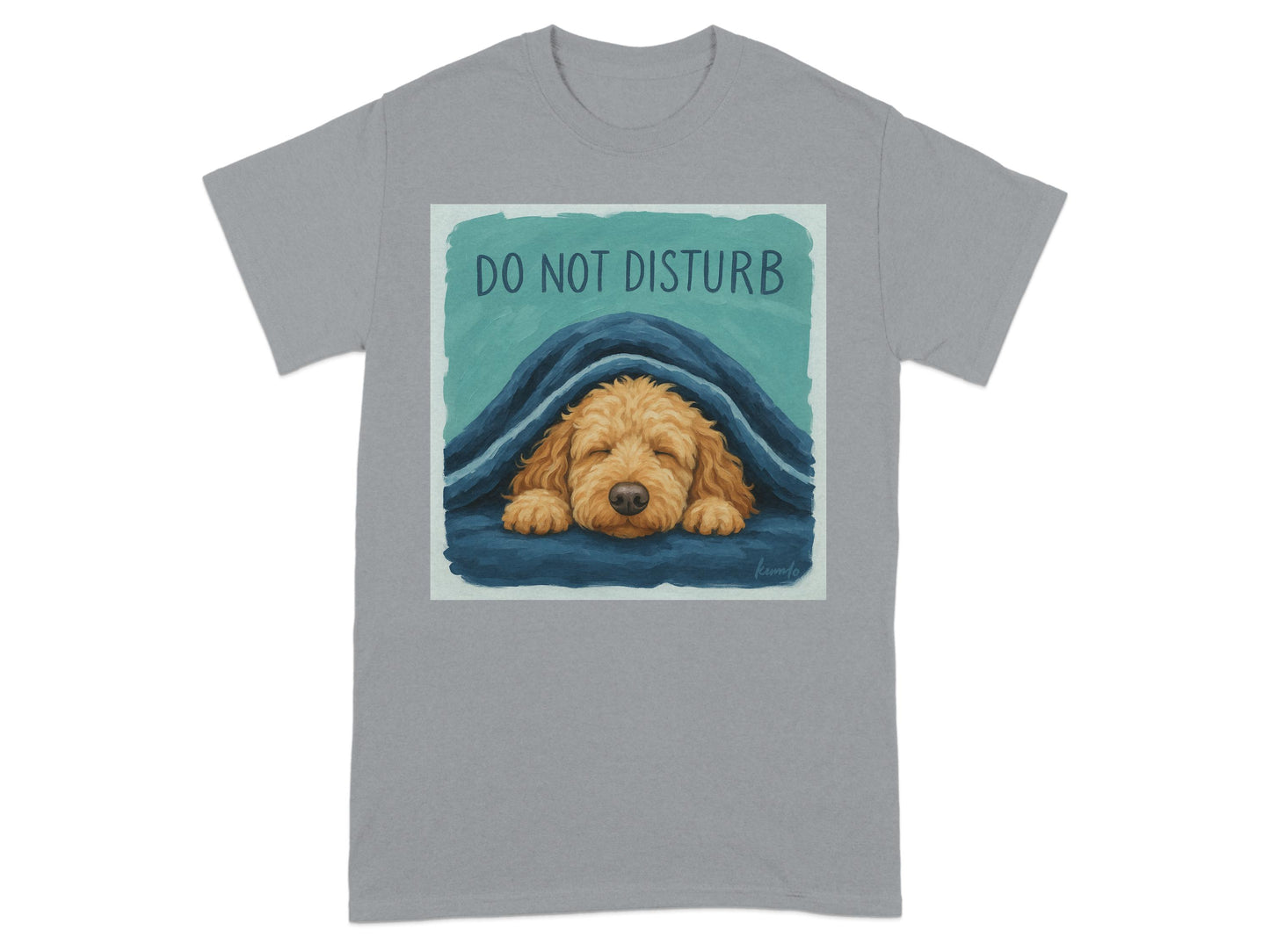 Do Not Disturb Sleeping Dog Print Graphic T-shirt product
