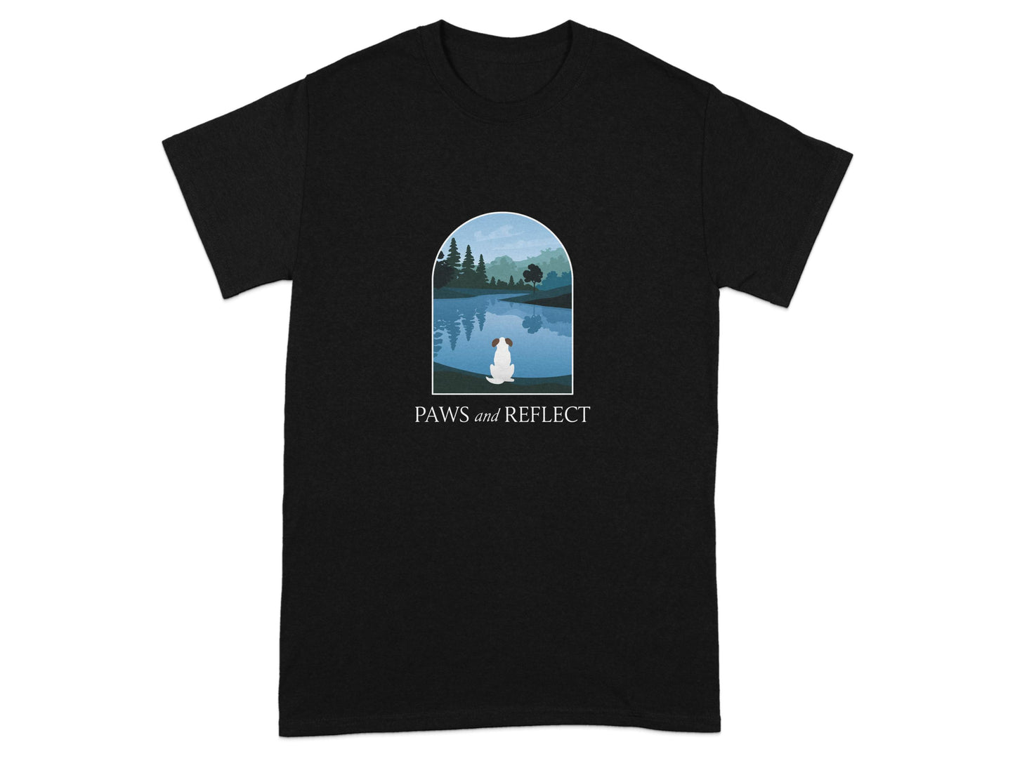 Paws and Reflect Scenic Graphic Print T-shirt product type