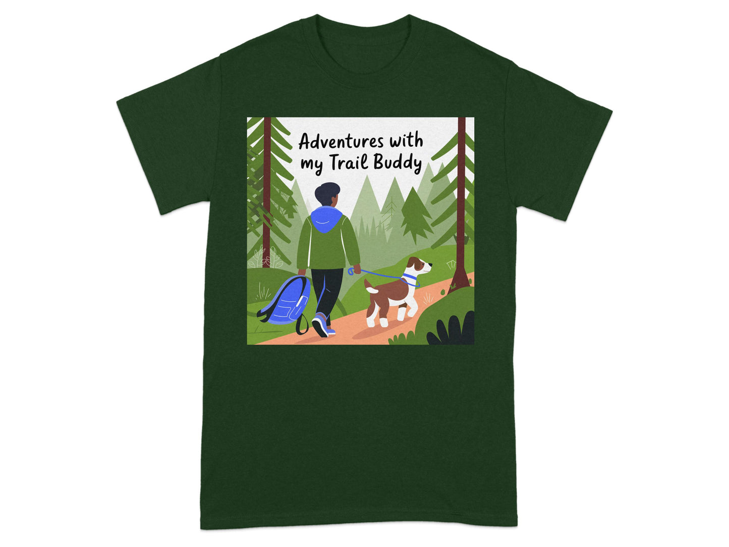 Adventures With My Trail Buddy Graphic T-shirt product